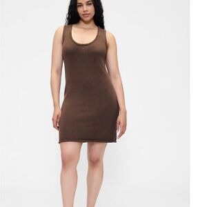 GAP Brown Mini Sweater Dress NWT~Size L